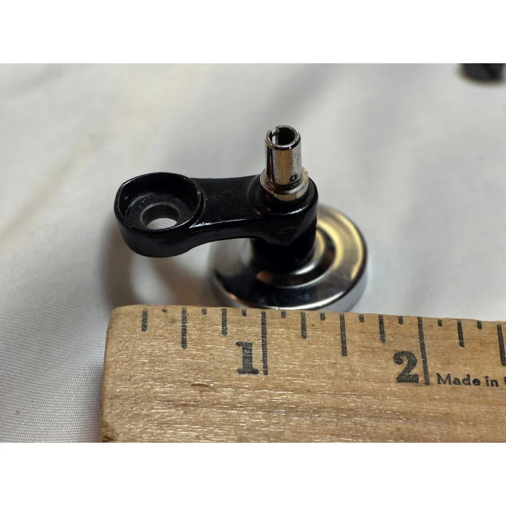 Singer Sewing Machine Bobbin Winder Assembly 45929 Chrome Black Vintage Part
